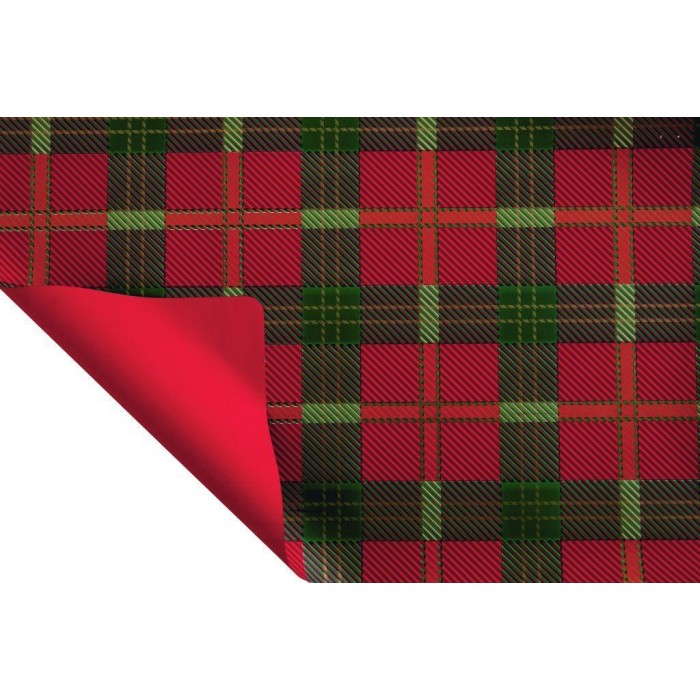 BOBINA LORD SCOZZESE ROSSO VERDE 1X25MT